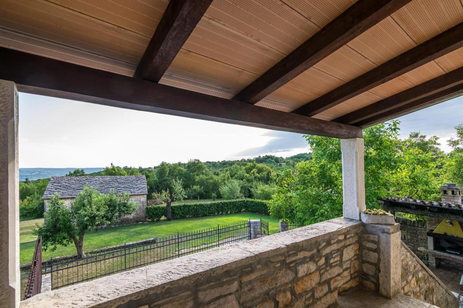 Rustic Villa Marija With Panoramic View In Zrenj Eksteriør bilde