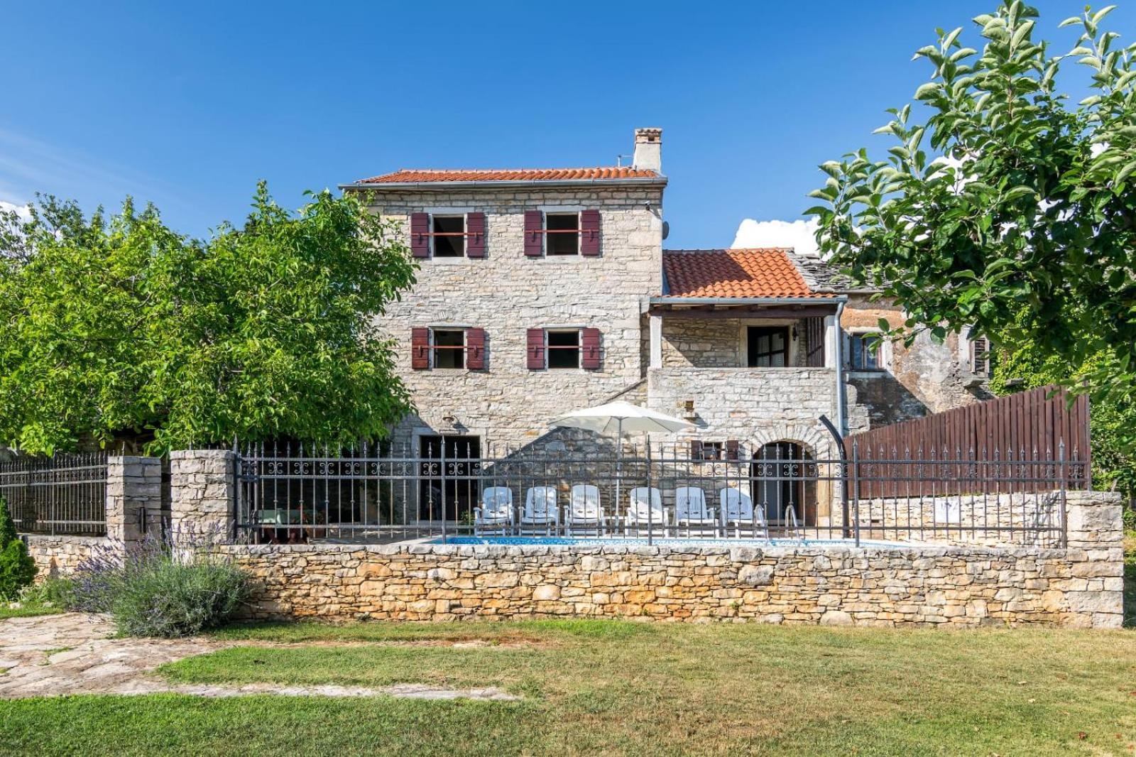 Rustic Villa Marija With Panoramic View In Zrenj Eksteriør bilde
